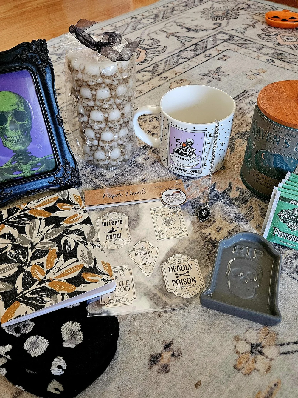 Haunted Halloween Mystery Box Spooky Goth Surprise Gift Box